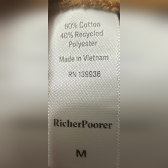 Richer Poorer Recycled Fleece Hoodie - Picture 6 of 7